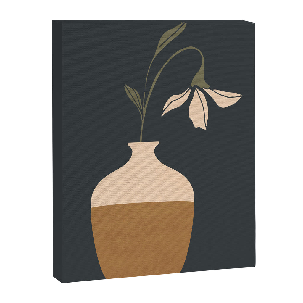 Minimal Abstract Art Vase Flower 9 Canvas Print Gallery Image 6