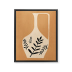 Minimal Abstract Art Vase Framed Canvas Print Gallery Image 6