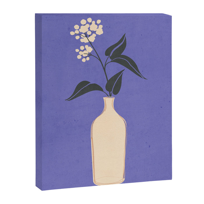 Minimal Abstract Art Vase Flower 14 Canvas Print Gallery Image 1