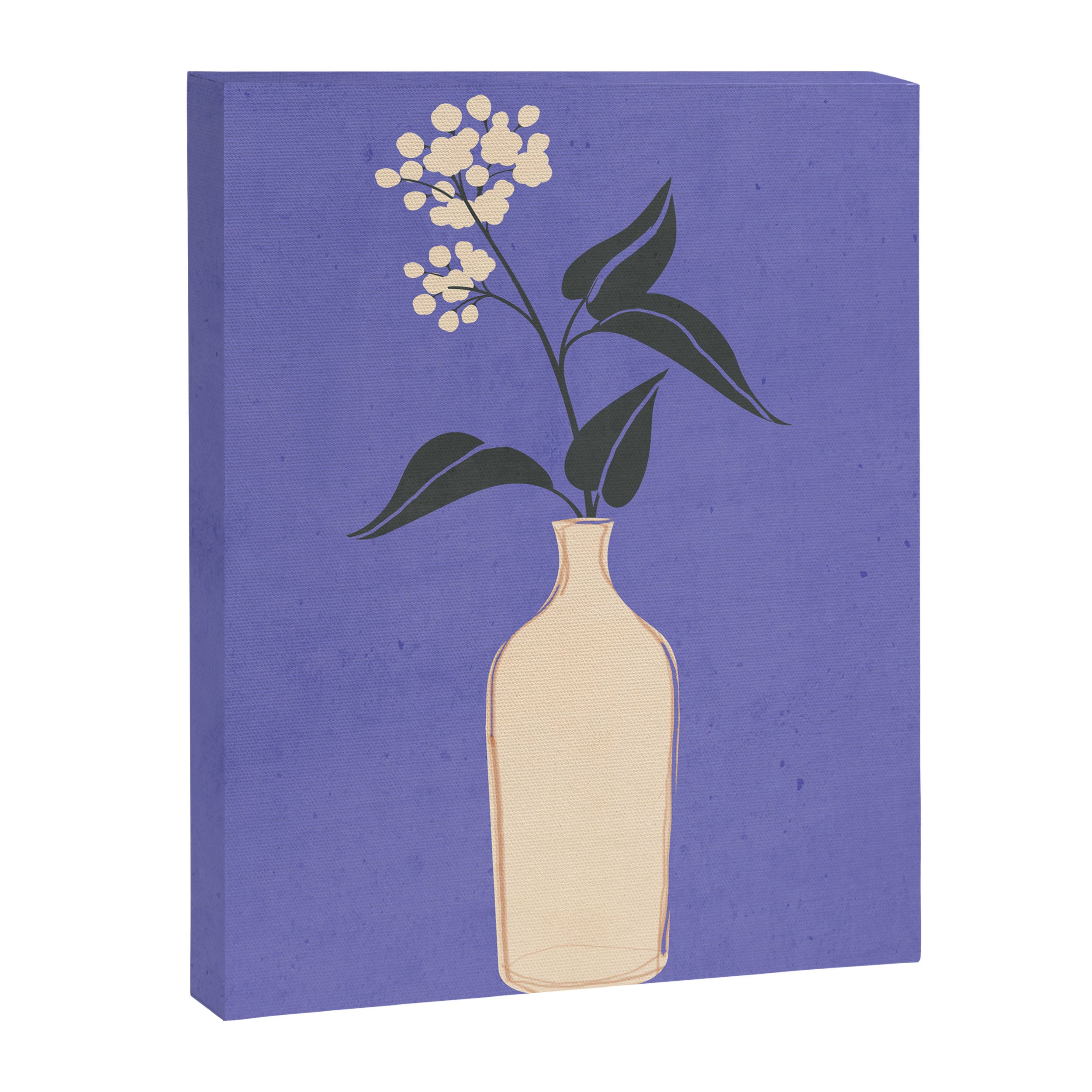 Minimal Abstract Art Vase Flower 14 Canvas Print Gallery Image 6