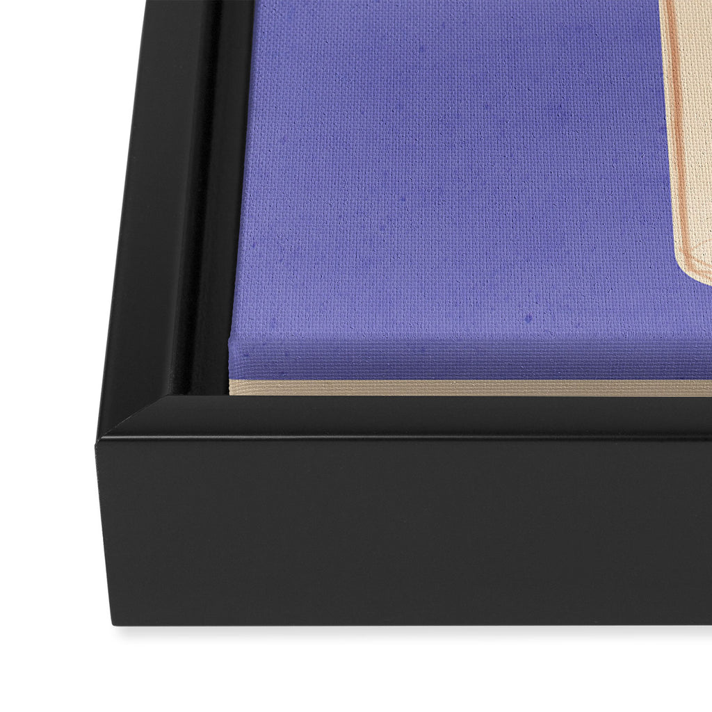Minimal Abstract Art Vase Flower 14 Framed Canvas Print Gallery Image 3