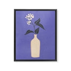 Minimal Abstract Art Vase Flower 14 Framed Canvas Print Gallery Image 6