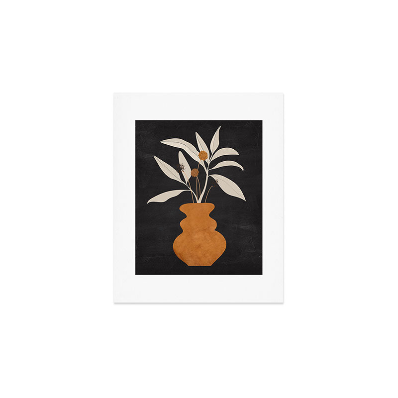 Minimal Abstract Art Vase Plant 11 Art Print Gallery Image 1