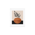 Minimal Abstract Art Vase Plant 6 Art Print Gallery Image 1