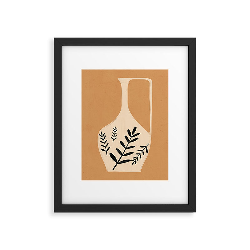 Minimal Abstract Art Vase Framed Art Print Gallery Image 5