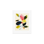 Minimal Abstract Colorful Plant Art Print Gallery Image 1