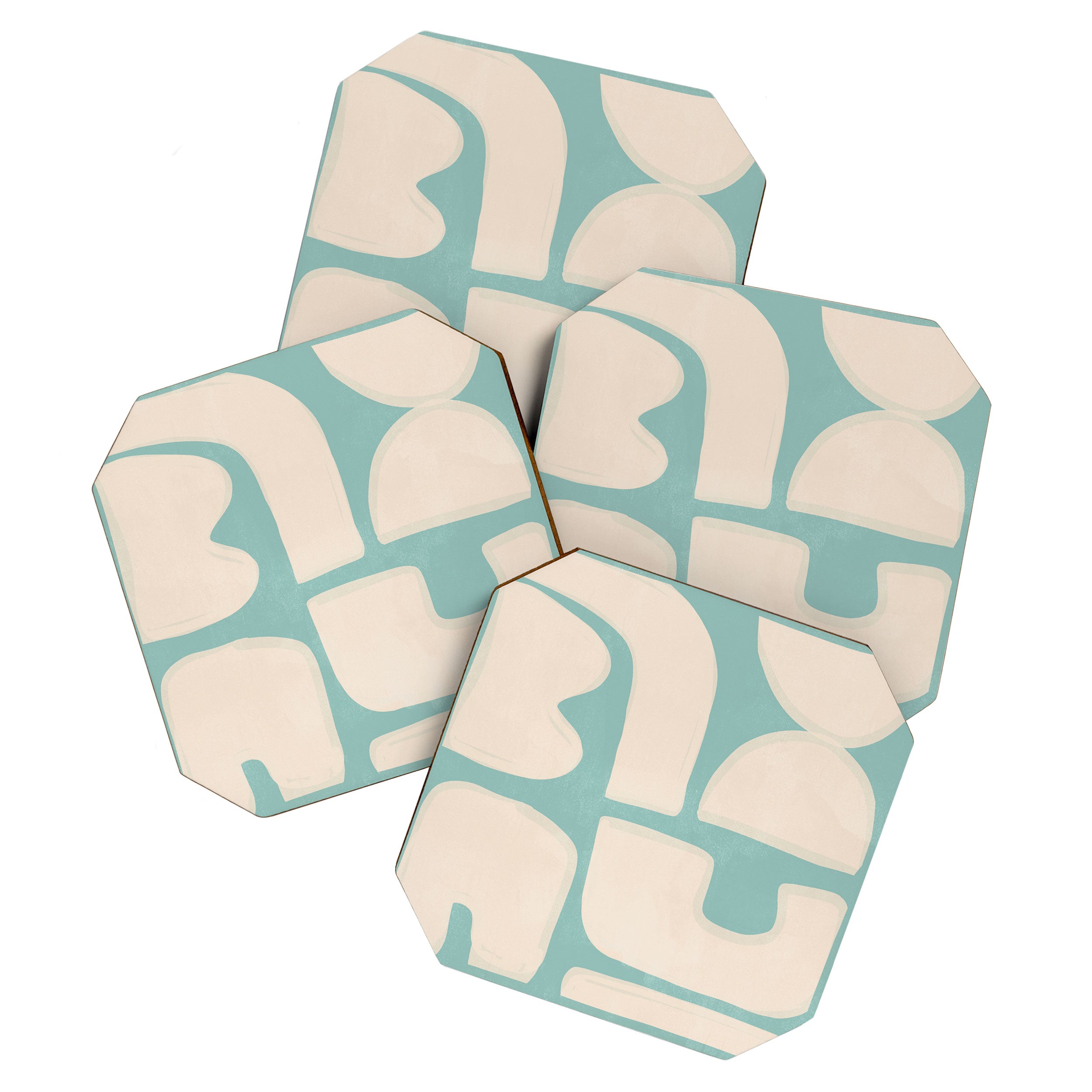 Minimal Abstract Composition 14 Coaster Gallery Image 1