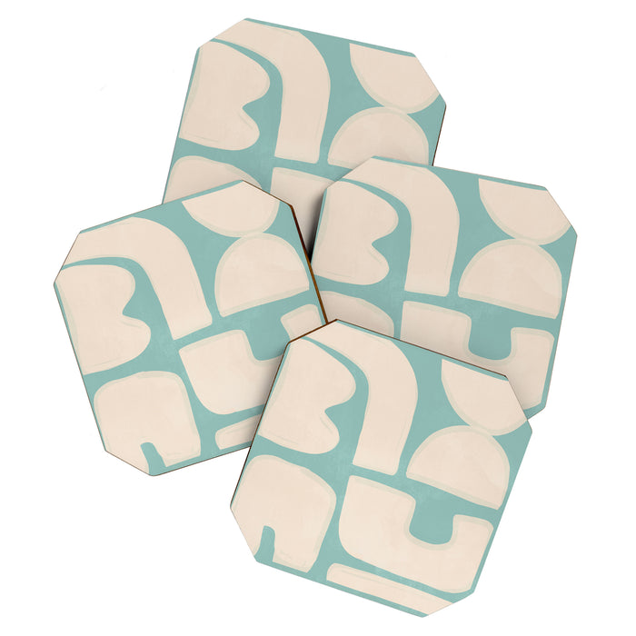 Minimal Abstract Composition 14 Coaster Gallery Image 1