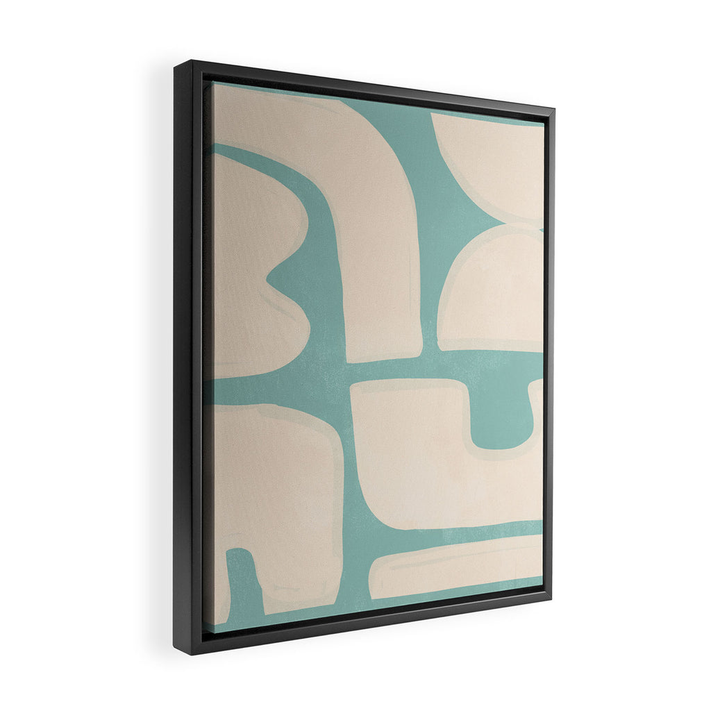 Minimal Abstract Composition 14 Framed Canvas Print Gallery Image 2
