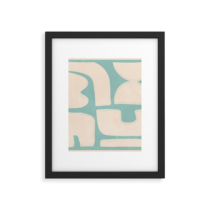 Minimal Abstract Composition 14 Framed Art Print Gallery Image 1