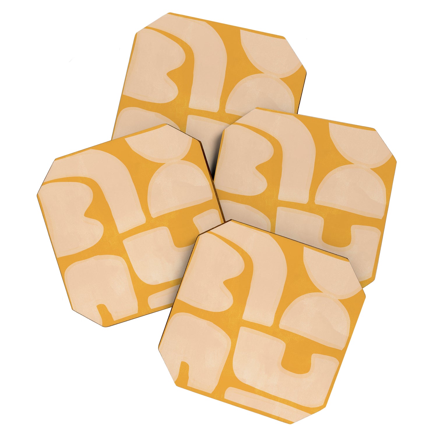 Minimal Abstract Composition 17 Coaster Gallery Image 1