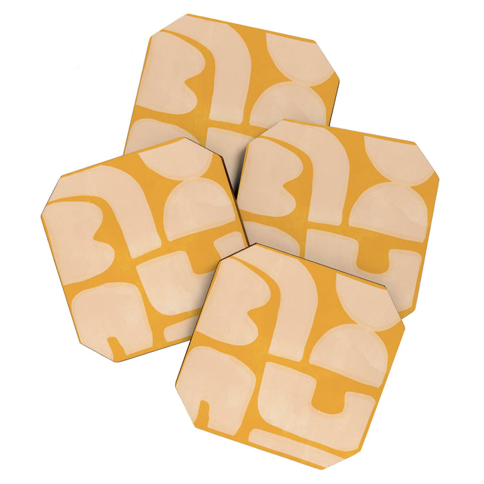 Minimal Abstract Composition 17 Coaster Gallery Image 1