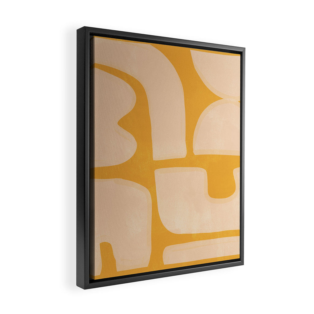 Minimal Abstract Composition 17 Framed Canvas Print Gallery Image 2