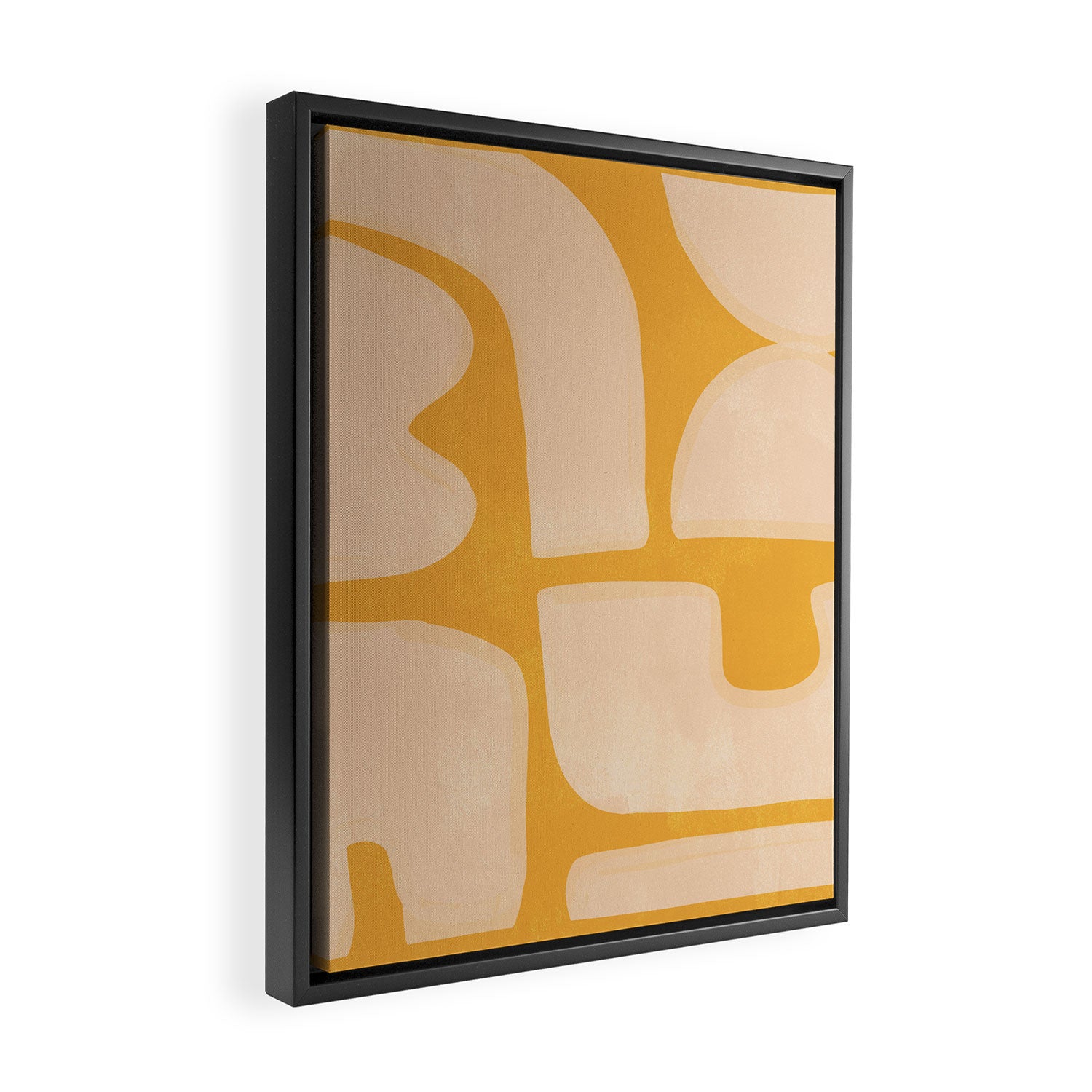 Minimal Abstract Composition 17 Framed Canvas Print Gallery Image 2