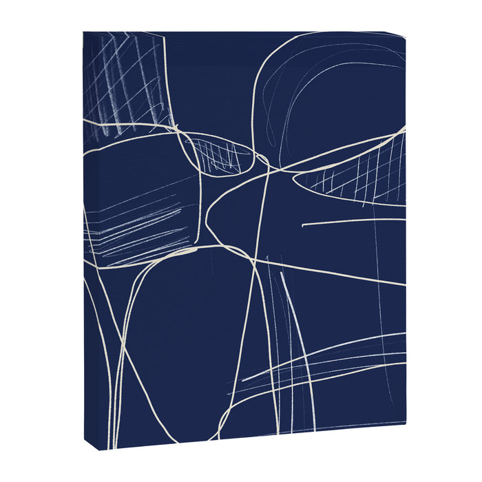 Minimal Abstract Line Art 14 Canvas Print Gallery Image 1