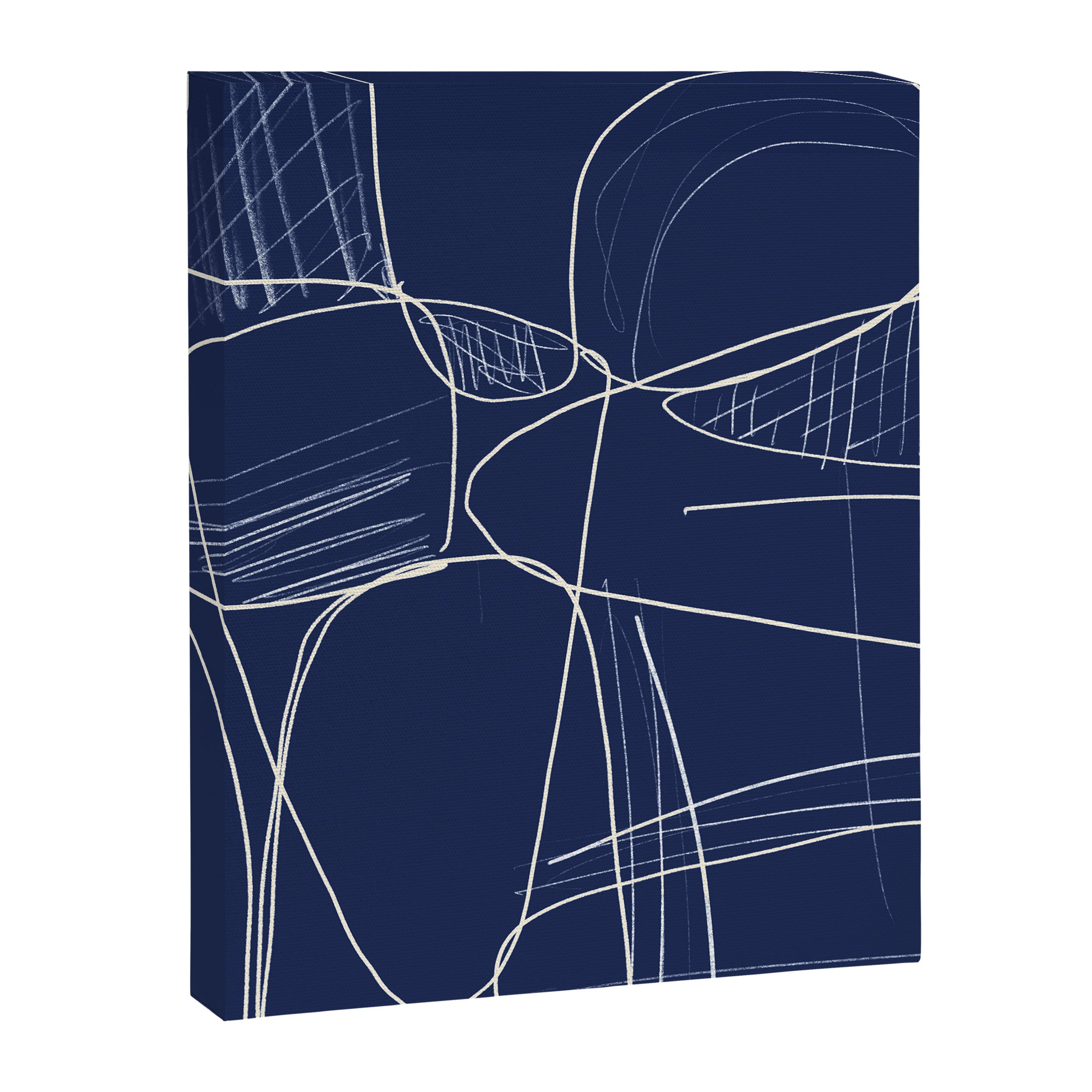 Minimal Abstract Line Art 14 Canvas Print Gallery Image 6