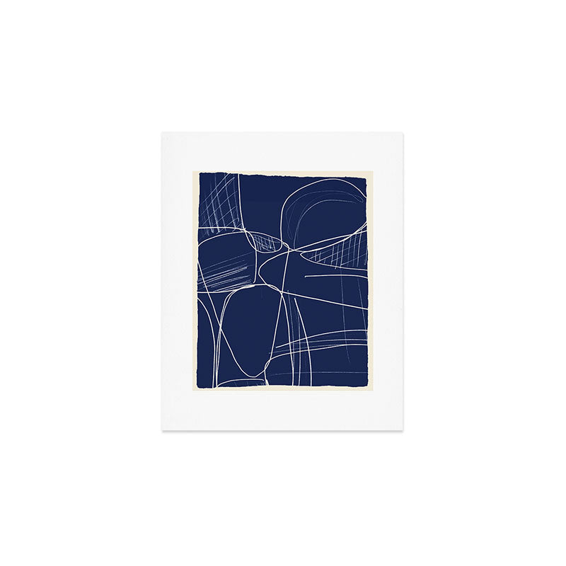 Minimal Abstract Line Art 14 Art Print Gallery Image 1