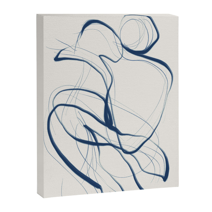 Minimal Abstract Line Art 16 Canvas Print Gallery Image 1
