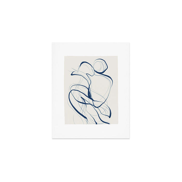 Minimal Abstract Line Art 16 Art Print Gallery Image 1