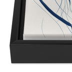 Minimal Abstract Line Art 16 Framed Canvas Print Gallery Image 3