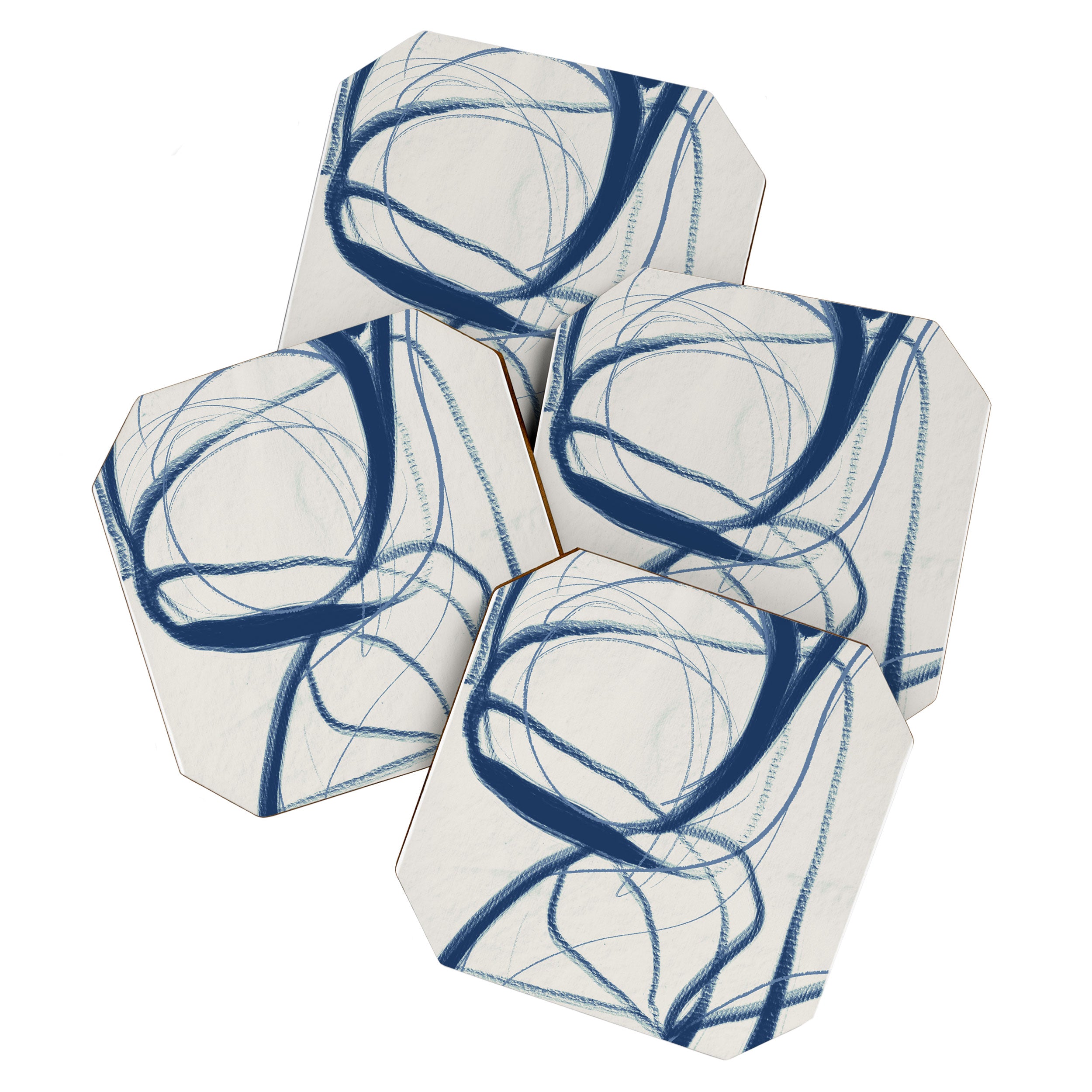 Minimal Abstract Line Art 17 Coaster Gallery Image 1