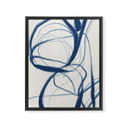 Minimal Abstract Line Art 17 Framed Canvas Print Gallery Image 6