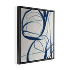 Minimal Abstract Line Art 17 Framed Canvas Print Gallery Image 2