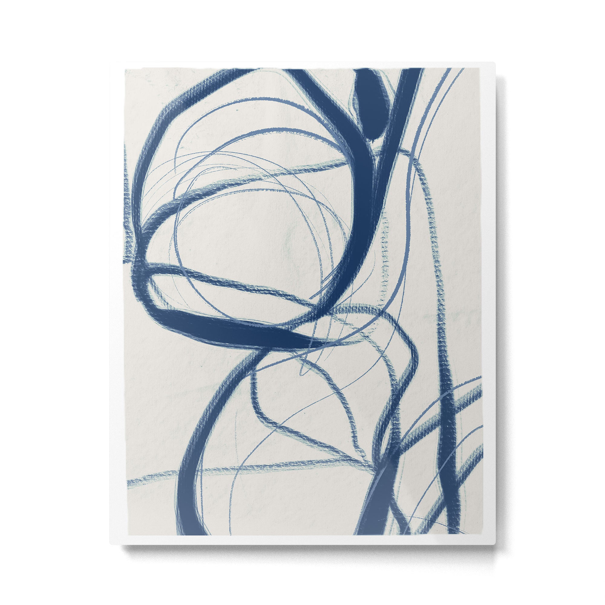 Minimal Abstract Line Art 17 Metal Print Gallery Image 4