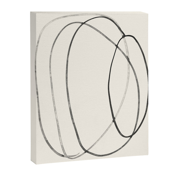 Minimal Abstract Line Art 2 Canvas Print Gallery Image 1