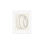 Minimal Abstract Line Art 2 Art Print Gallery Image 1