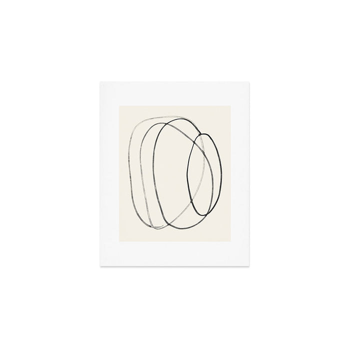 Minimal Abstract Line Art 2 Art Print Gallery Image 1