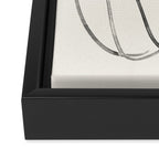 Minimal Abstract Line Art 2 Framed Canvas Print Gallery Image 3