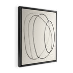 Minimal Abstract Line Art 2 Framed Canvas Print Gallery Image 2