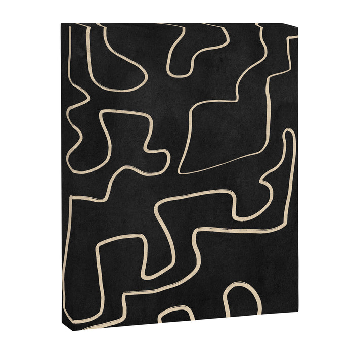 Minimal Abstract Line Art 8 Canvas Print Gallery Image 1