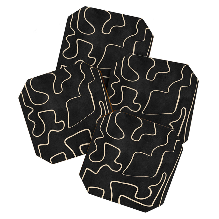 Minimal Abstract Line Art 8 Coaster Gallery Image 1