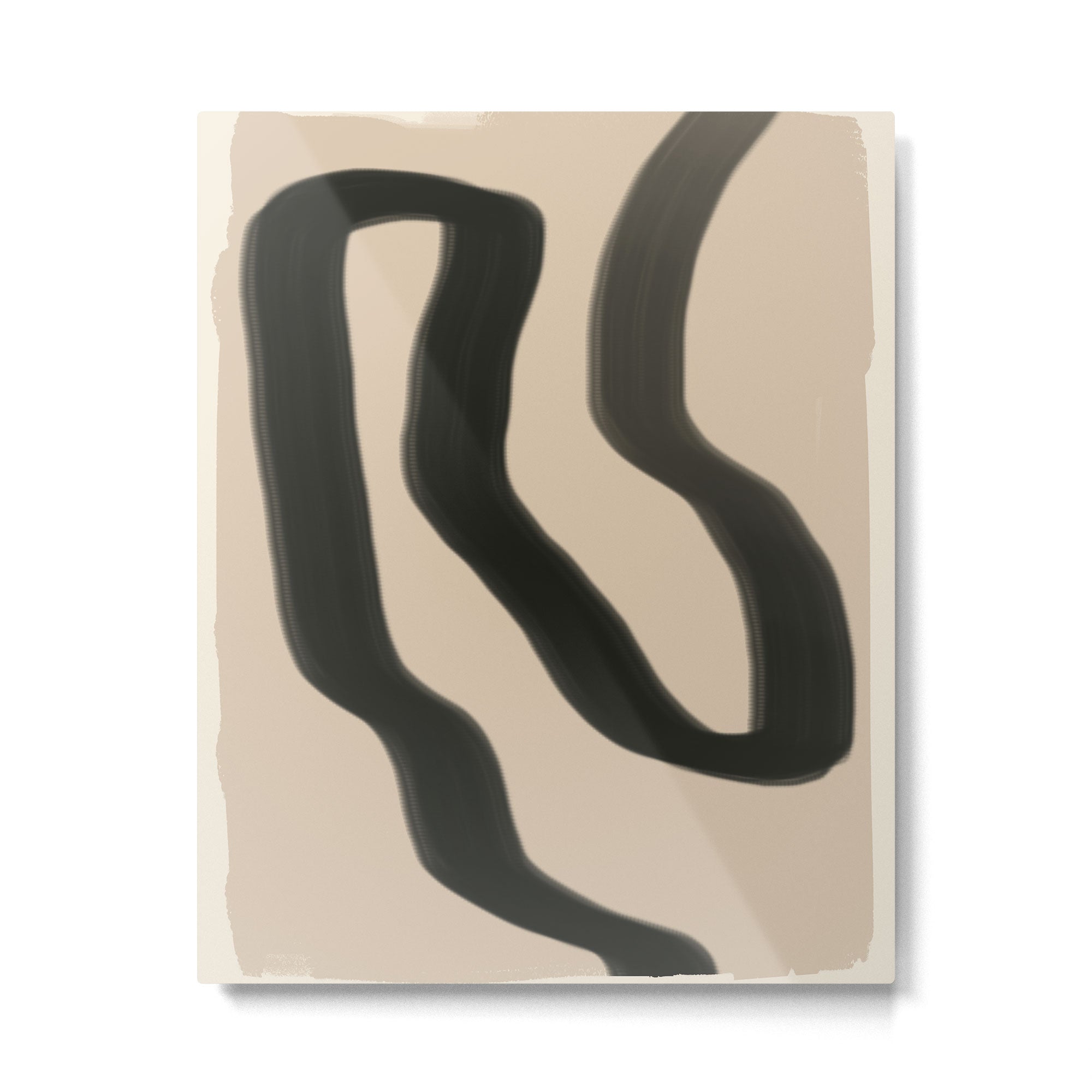 Minimal abstract line Metal Print Gallery Image 4
