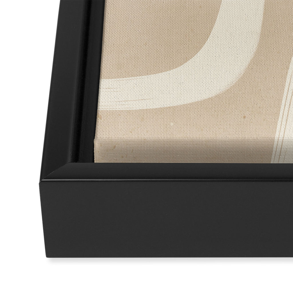 Minimal Abstract Lines 4 Framed Canvas Print Gallery Image 3