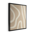 Minimal Abstract Lines 4 Framed Canvas Print Gallery Image 2