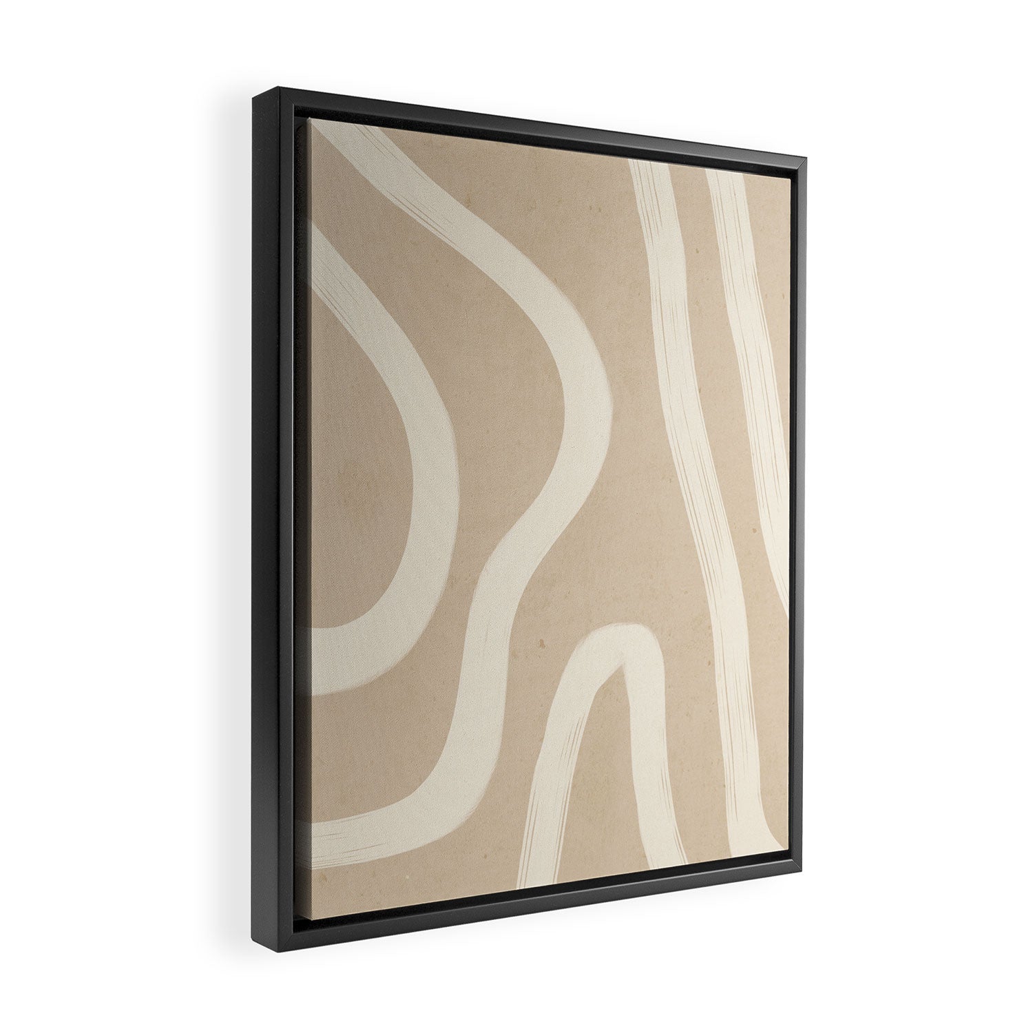 Minimal Abstract Lines 4 Framed Canvas Print Gallery Image 2