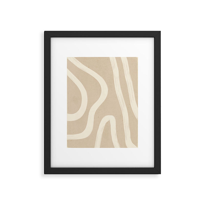 Minimal Abstract Lines 4 Framed Art Print Gallery Image 4