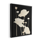 Minimal Abstract Poppy Flower 5 Framed Canvas Print Gallery Image 2
