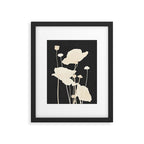 Minimal Abstract Poppy Flower 5 Framed Art Print Gallery Image 5