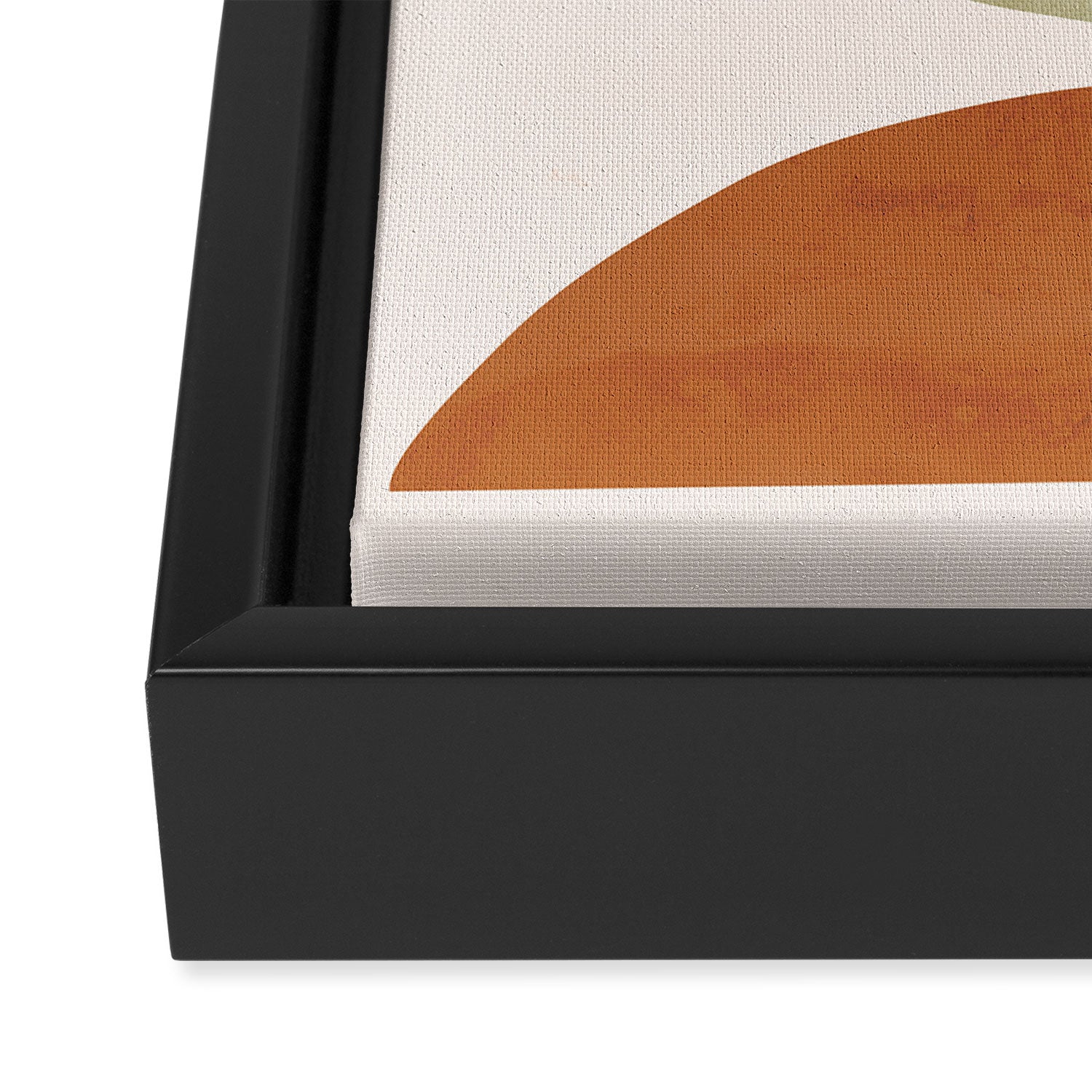 Minimal Abstract Shapes 15 Framed Canvas Print Gallery Image 3