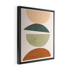 Minimal Abstract Shapes 15 Framed Canvas Print Gallery Image 2