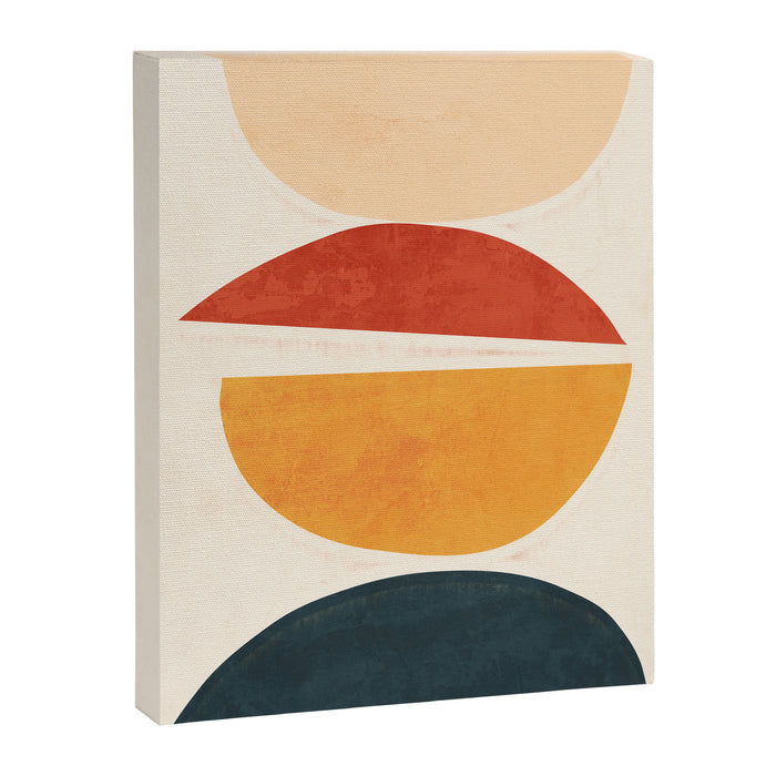 Minimal Abstract Shapes 11 Canvas Print Gallery Image 1