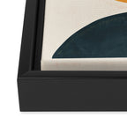 Minimal Abstract Shapes 11 Framed Canvas Print Gallery Image 3