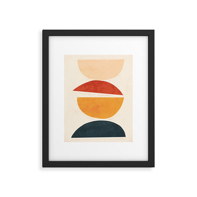 Minimal Abstract Shapes 11 Framed Art Print Gallery Image 5