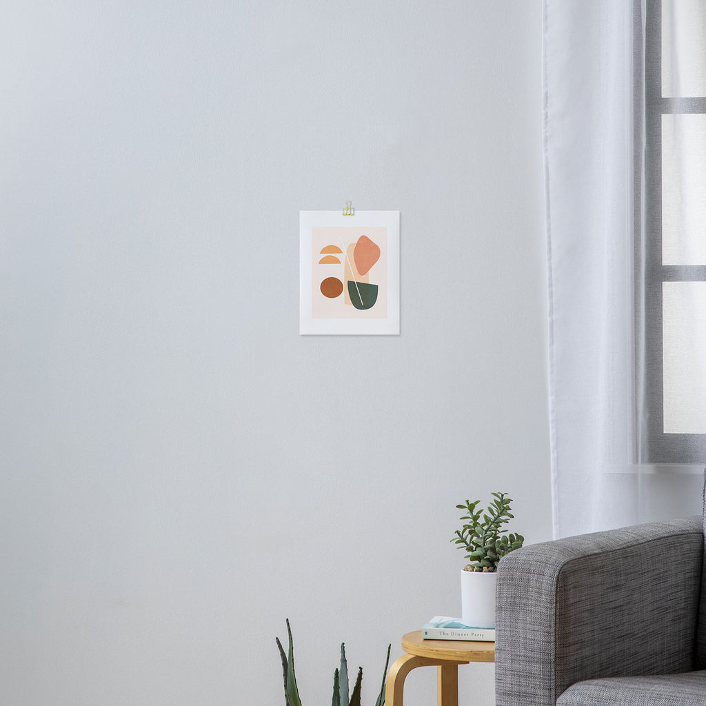 Minimal Abstract Shapes 14 Art Print Gallery Image 3
