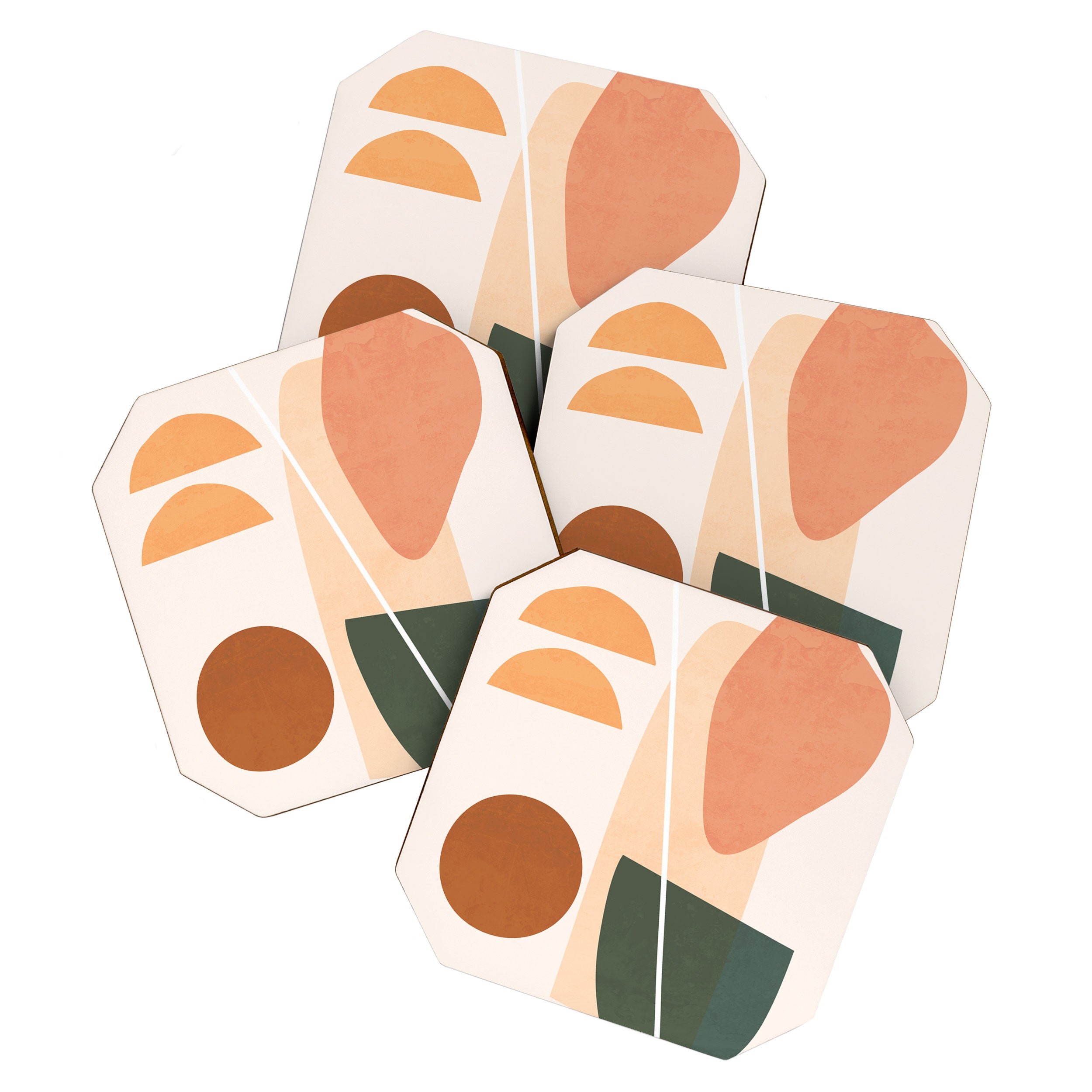 Minimal Abstract Shapes 14 Coaster Gallery Image 1