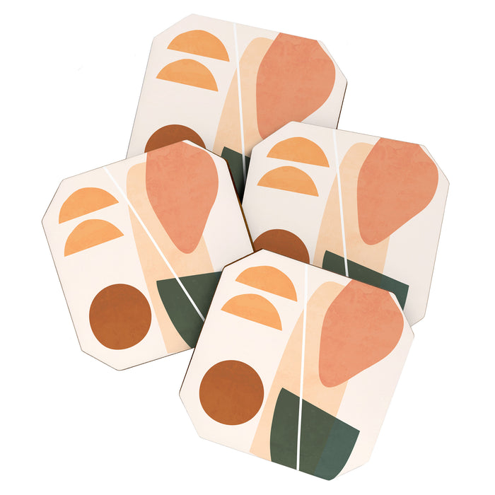 Minimal Abstract Shapes 14 Coaster Gallery Image 1